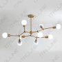Люстры на штанге — Люстра на штанге ITALLINE Vega SP 6228/9 brass купить в 