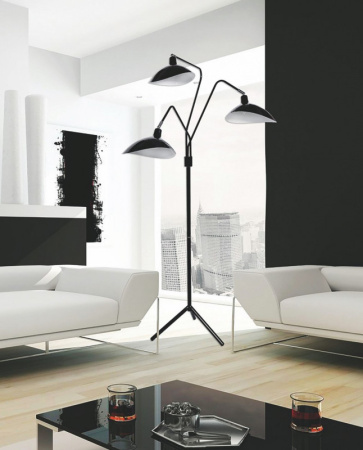 Торшеры и напольные светильники — Торшер Lumina Deco LDF 511-3 BK купить в  Торшеры и напольные светильники — Торшер Lumina Deco LDF 511-3 BK купить в