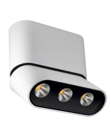 Споты — Светодиодный спот Lumien Hall Фергус 8005/3CS-WT-BK купить в  Споты — Светодиодный спот Lumien Hall Фергус 8005/3CS-WT-BK купить в