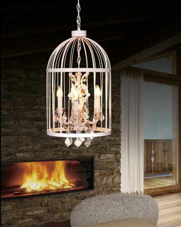 Люстры подвесные — Подвесная люстра Lumina Deco LDP 161 WT купить в 