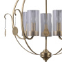 Люстры подвесные — Подвесная люстра Lumien Hall Илис 3303/5H-AB-SNGD-CL купить в 