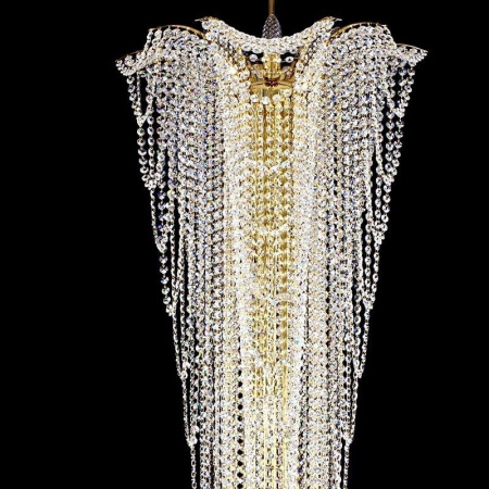 Люстры каскадные — Каскадная люстра Artglass Melanie Dia 550x1500 CE купить в 