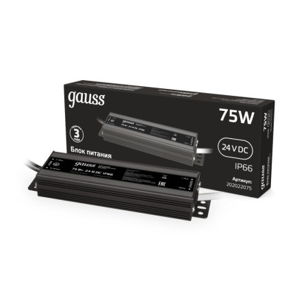 Блоки питания AC — Блок питания Gauss 202022075 купить в 