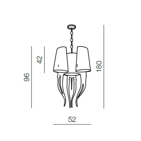 Люстры подвесные — Подвесная люстра Azzardo Diablo 3 big AZ1344 купить в  Люстры подвесные — Подвесная люстра Azzardo Diablo 3 big AZ1344 купить в