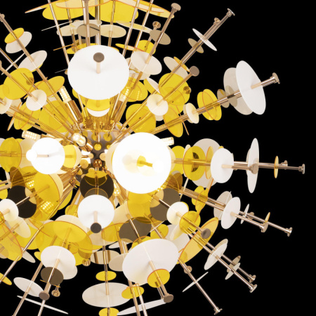 Люстры на штанге — Люстра на штанге LOFT IT 10137/720 Gold купить в 