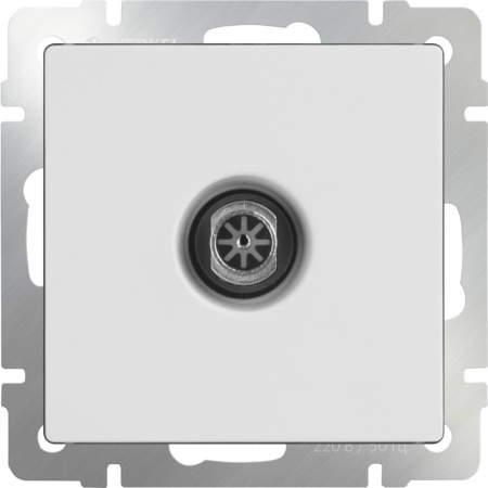 Розетки — Розетка Werkel WL01-TV-2W (белая) купить в 