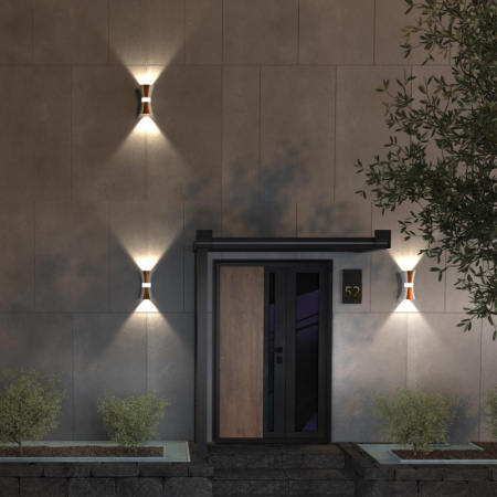 Уличные настенные светильники — Светильник настенный Novotech 358937 купить в 