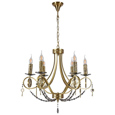 Люстры подвесные — Подвесная люстра Lumien Hall Орабель 2036/6H-ABP-SY купить в 