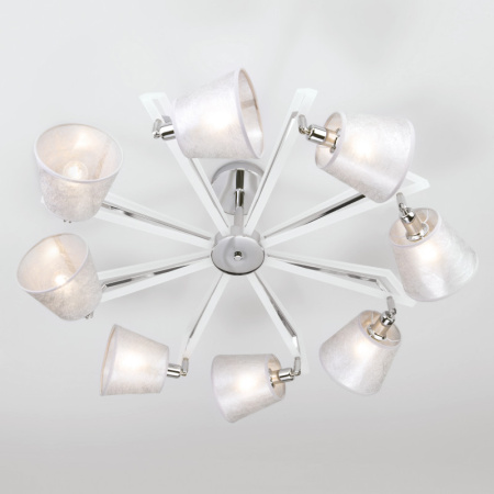 Люстры на штанге — Люстра на штанге Eurosvet 60082/8 хром купить в 