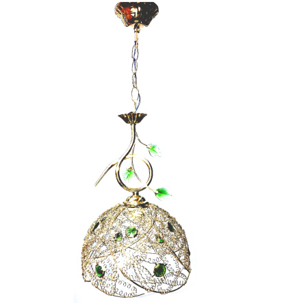 Подвесные светильники — 0774/1H золото-зеленый купить в 