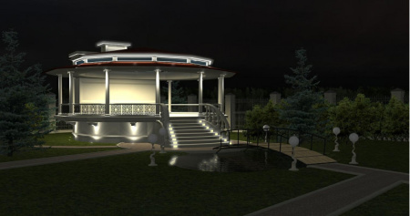 Светильники для стен и ступеней — Светильник для ступеней LD-Lighting LD-D017 220V LED купить в 