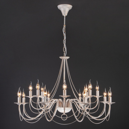 Люстры подвесные — Подвесная люстра Eurosvet 60015/16 белый с золотом купить в 