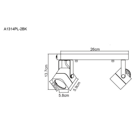 Споты — Спот ARTE Lamp A1314PL-2CC купить в  Споты — Спот ARTE Lamp A1314PL-2CC купить в