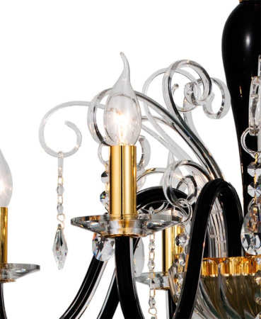 Люстры подвесные — Подвесная люстра Lumien Hall Лотер 2025/8H-BKGD купить в 