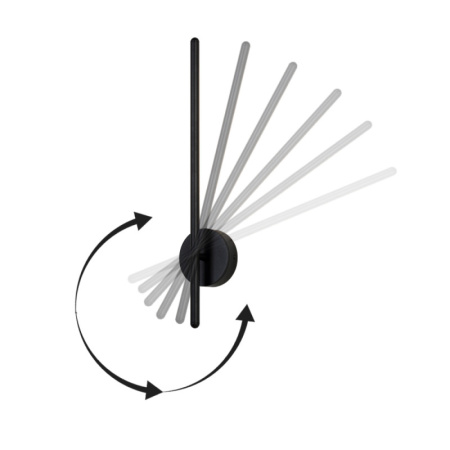 Настенные бра — Бра Crystal Lux VERDE AP L500 BLACK купить в  Настенные бра — Бра Crystal Lux VERDE AP L500 BLACK купить в