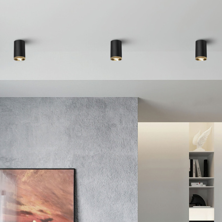 Накладные точечные светильники — Накладной светильник Elektrostandard 25033/LED 9W 4200K чёрный купить в 