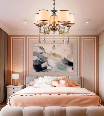 Люстры подвесные — Подвесная люстра Seven Fires Sejnt WD3517/5H-AB-BG купить в 