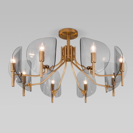 Люстры на штанге — Люстра на штанге Eurosvet 60135/8 латунь купить в 