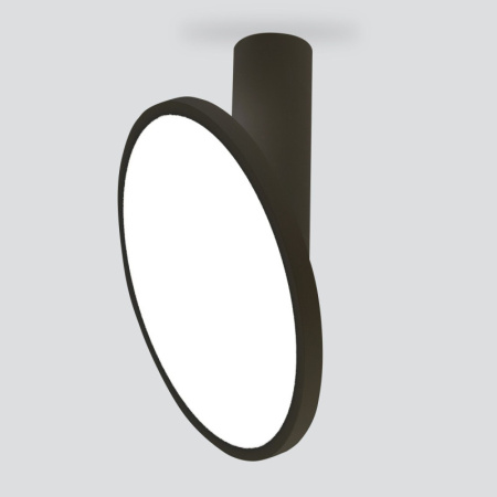 Накладные точечные светильники — Накладной светильник Elektrostandard DLS029 12W 4200K черный матовый купить в 