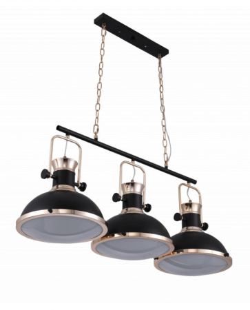 Подвесные светильники — Подвесной светильник Lumina Deco LDP 274-3 BK купить в 