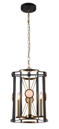 Люстры подвесные — Подвесная люстра Crystal Lux TANDEM SP4 D410 GOLD купить в 