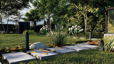 Свет для улицы — Садовый светильник Kanlux LAVEN 50 GR 36546 купить в 