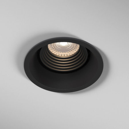 Встраиваемые точечные светильники — Встраиваемый светильник Elektrostandard 25016/01 GU10 черный купить в 
