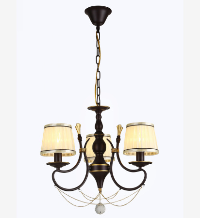 Люстры подвесные — 34814/3 кофе+золото купить в 