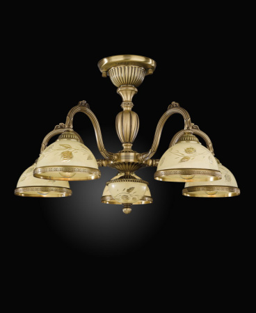 Люстры на штанге — Люстра на штанге Reccagni Angelo PL 6228/5 купить в  Люстры на штанге — Люстра на штанге Reccagni Angelo PL 6228/5 купить в