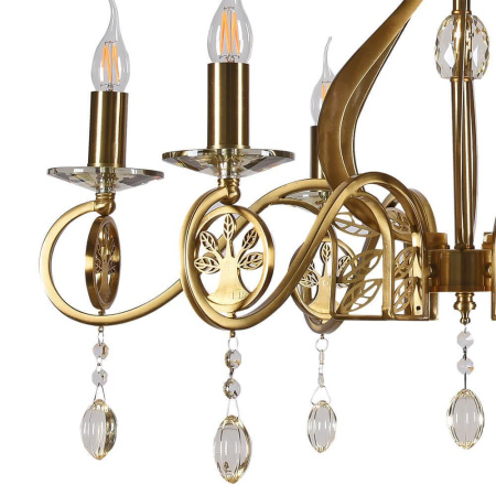 Люстры подвесные — Подвесная люстра Lumien Hall Ауэрель 2031/6H-BRGD-CGN купить в 