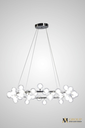 Люстры подвесные — Подвесная люстра AM Group AM470 D1000 CROM купить в 