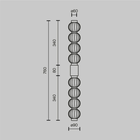 Настенные бра — Бра Maytoni MOD555WL-L13G3K купить в 