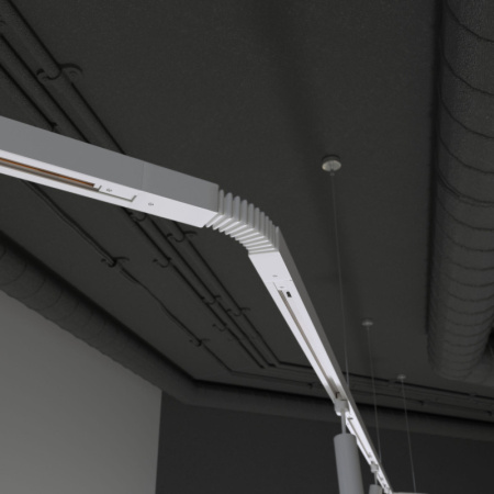 Коннекторы — Коннектор Elektrostandard TRC-1-1-FLEX-WH / Гибкий коннектор для однофазного шинопрово купить в 