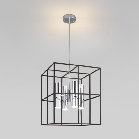 Люстры на штанге — Люстра на штанге Eurosvet 70142/8 хром купить в 