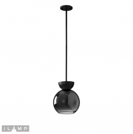 Подвесные светильники — Подвесной светильник iLamp P6079-1 BK+SM купить в 