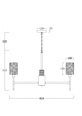 Люстры подвесные — Подвесная люстра Freya FR5133PL-08CH купить в 