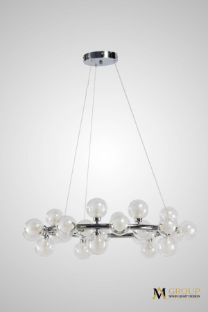 Люстры подвесные — Подвесная люстра AM Group AM470 D700 CROM купить в 