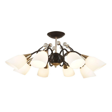 Люстры на штанге — Потолочная люстра Seven Fires Brava WD3514/8C-CF-FGD-WT купить в 