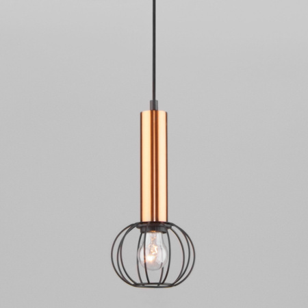 Подвесные светильники — Подвесной светильник Eurosvet 50178/1 черный/бронза купить в 