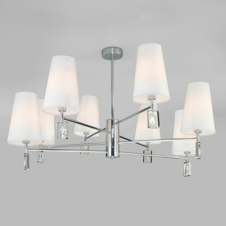 Люстры на штанге — Люстра на штанге Eurosvet 60137/8 хром купить в 