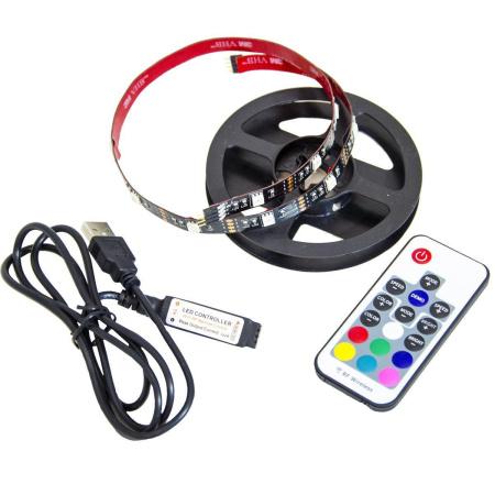 Светодиодные ленты — Светодиодная лента Apeyron 7,2W/m 30LED/m 5050SMD разноцветная 1M 10-69 купить в 