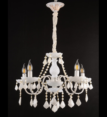 Люстры подвесные — 32858/5 белый купить в 