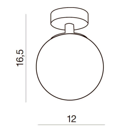 Потолочные светильники — Потолочный светильник Azzardo Tao AZ2069 купить в 