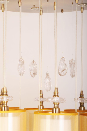 Люстры подвесные — Подвесная люстра Abrasax Paula PL.5301-(8+4)+5BRshade купить в 