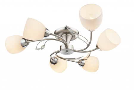 Люстры накладные — Накладная люстра Globo 60215-6D купить в 