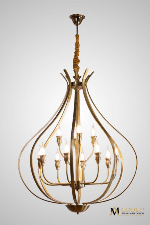Люстры подвесные — Подвесная люстра AM Group AM379 SP8+4 купить в 