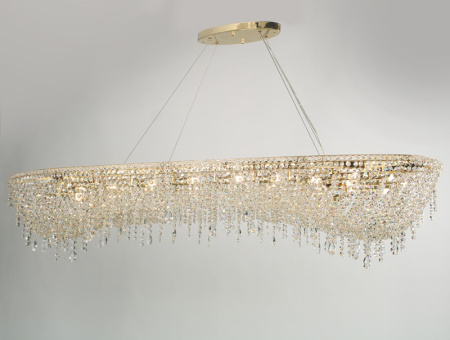 Люстры подвесные — Подвесная люстра Newport 10910+15/S gold купить в 