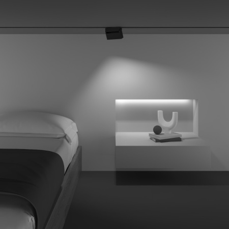 Трековые светильники — Светильник на шине Maytoni Technical TR077-2-10W4K-B купить в 