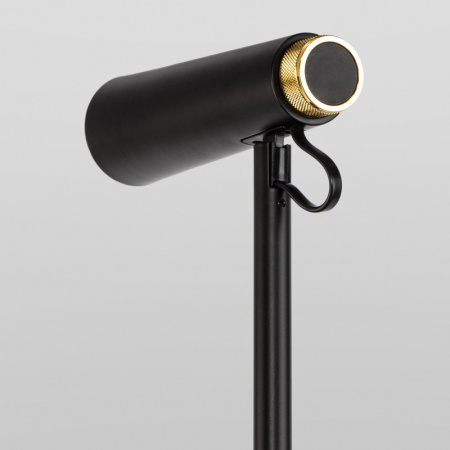 Торшеры и напольные светильники — Торшер Eurosvet 80430/1 черный/золото купить в 