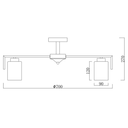 Люстры на штанге — Люстра на штанге Escada 1142/7P Silver купить в  Люстры на штанге — Люстра на штанге Escada 1142/7P Silver купить в